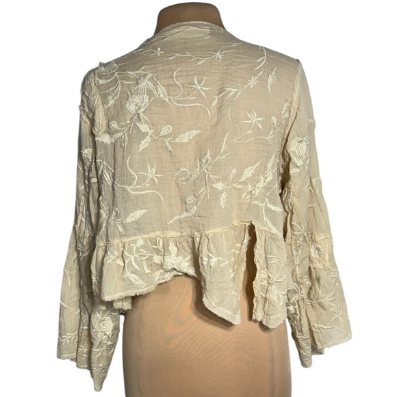 Magnolia Pearl “Lise Lotte” Style Piano Shawl Jacket OSFM JACKET 342 ANWHT RARE - Picture 5 of 10